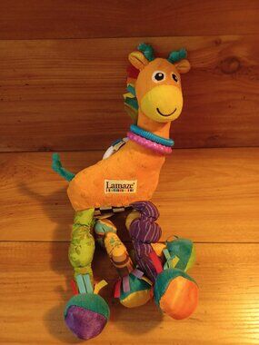 Tomy Lamaze Giraffe 12" Plush Stuffed Infant / Boy Toy